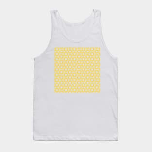 Yellow circular design pattern Tank Top